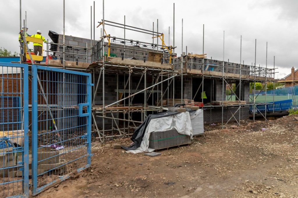 A new extension at Chantlers Primary School